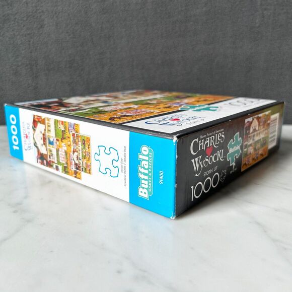 Storin' Up Charles Wysocki 1000 Piece Jigsaw Puzzle Buffalo Games - Complete - Picture 6 of 8